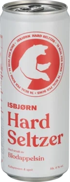 Isbjørn Hard Seltzer Blodappelsin 0.33l bx