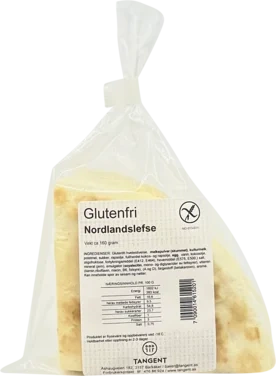 Glutenfri Nordlandslefse 160g Frys Tangent