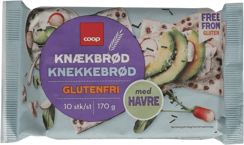 Coop Glutenfri Knekkebrød 170g