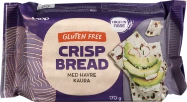 Glutenfree crispbread, Oat