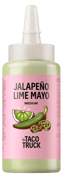 Jalapeno Lime Mayo 200ml El Taco Truck