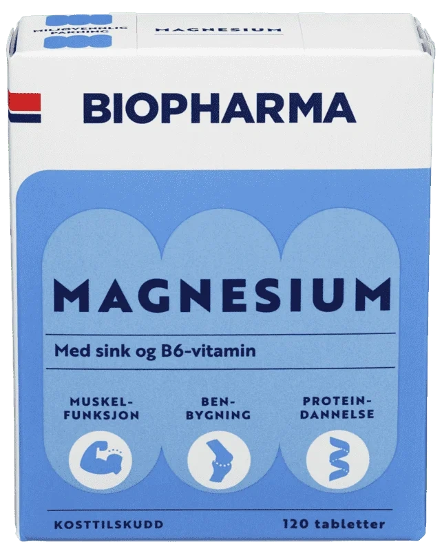 Biopharma Magnesium 120 tabletter