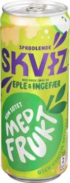 Skviz Eple & Ingefær 0,33l boks Klokk&Co