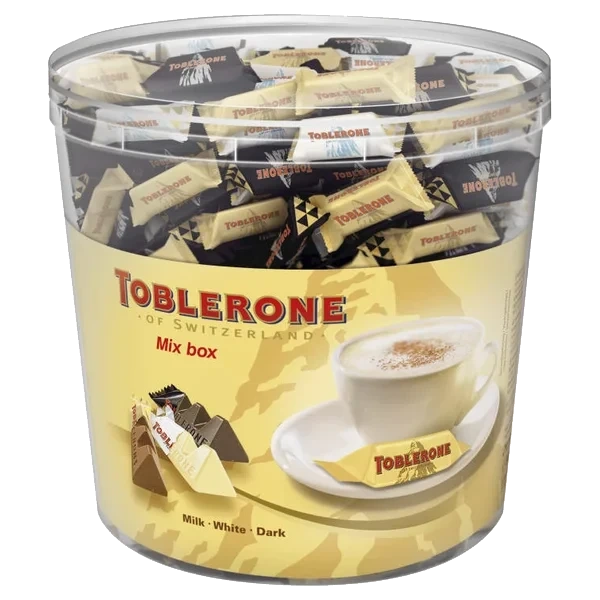 Toblerone Tiny Mix Sjokolade Sylinder 904g