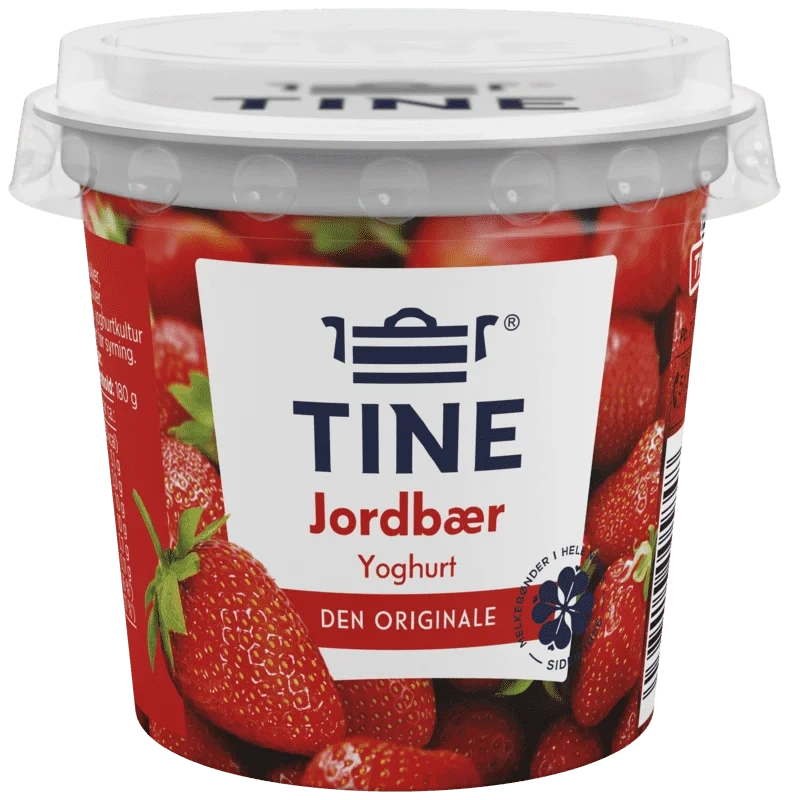 Tine Yoghurt Jordbær 180g