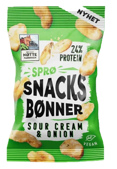Snacksbønner Sourcream & Onion 15g