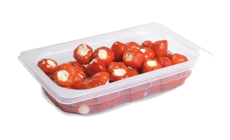 Paprika Mini Rød Fylt m/Kremost 750g Unil+