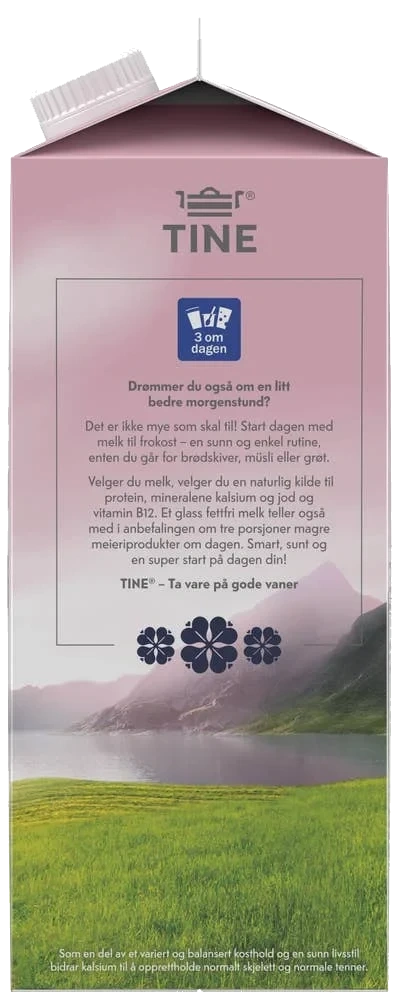 Skummet melk 0,1%