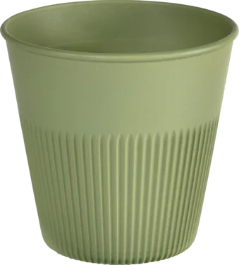 Drikkebeger Stripes Pp Gjenbrukbar 24cl Grønn
