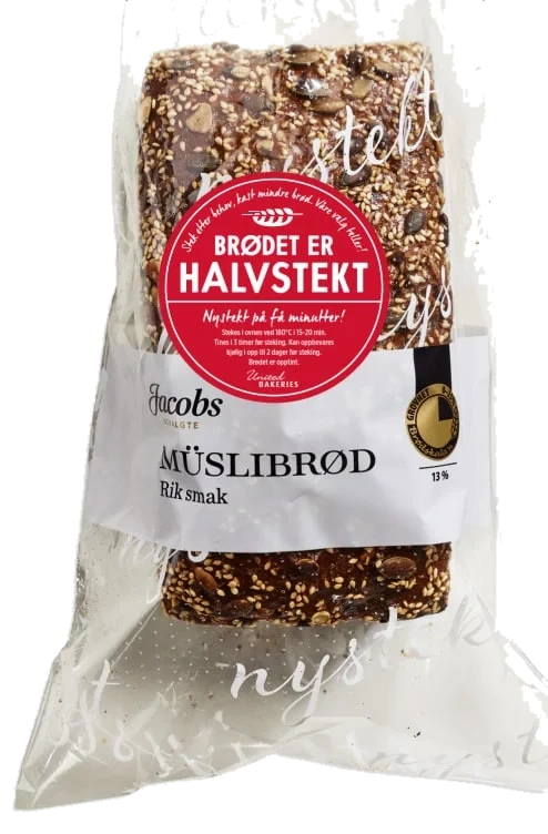 Muslibrød Halvstekt 500g Jacobs Utvalgte