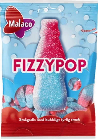 Malaco Fizzypop 80g