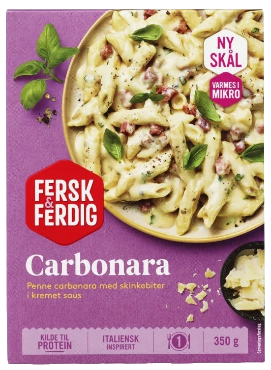 Carbonara 350g Fersk & Ferdig