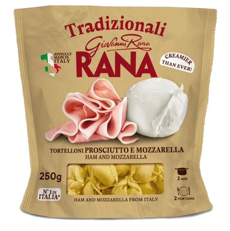 Tortelloni Ham & Mozzarella Rana 250g