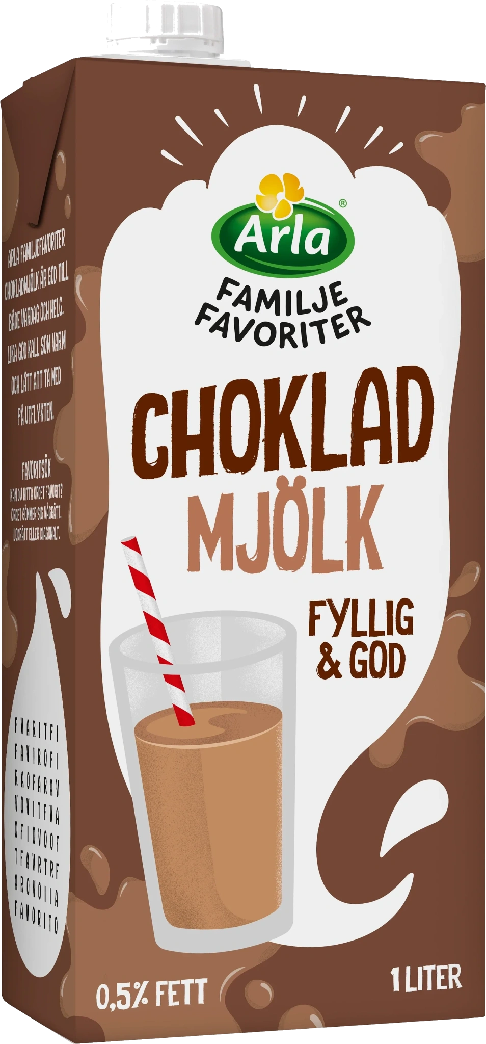 Familjefavoriter chokladmjölk 1 liter