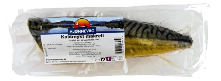 Røykt Makrell Ca 1kg Hjønnevåg