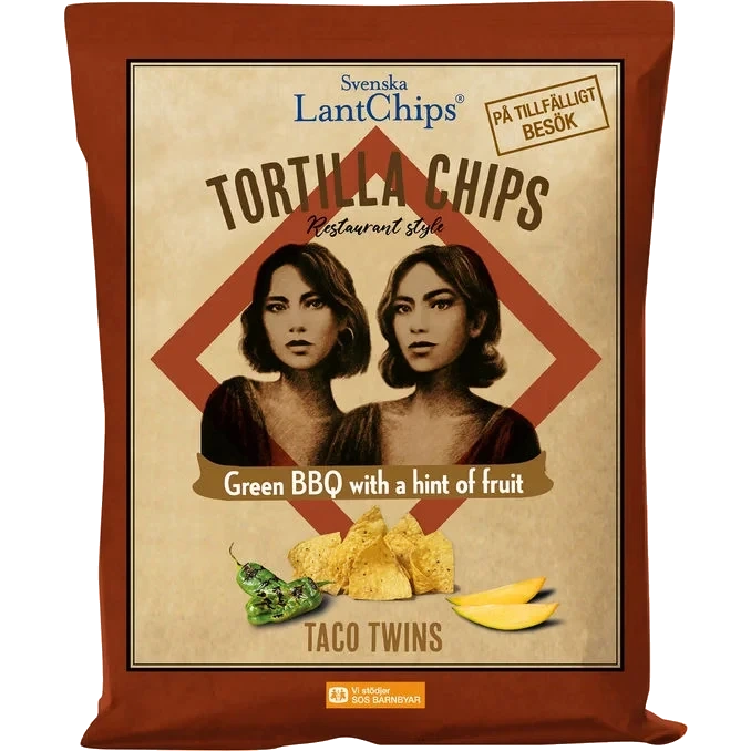 Tortillachips Green BBQ & Frukt