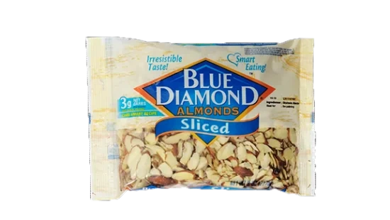 Blue Diamond Skivede Mandler 227g