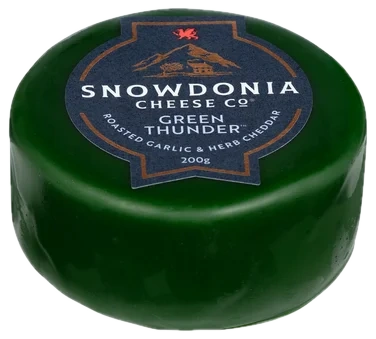 Cheddar Green Thunder 200g Snowdonia