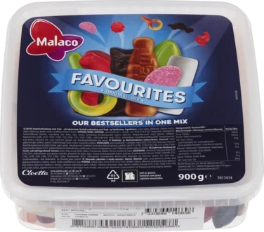 Malaco Favourites Original Mix 900g