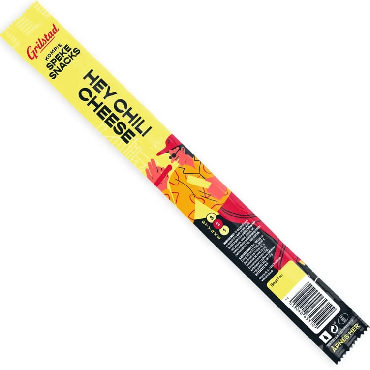 Spekesnacks Hey Chili/Cheese 40g Grilstad
