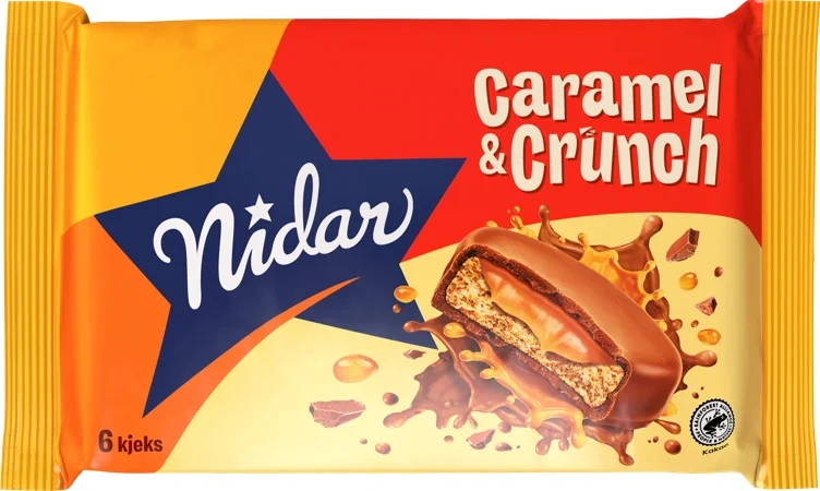 Nidar Kjeks Caramel Crunch 110g