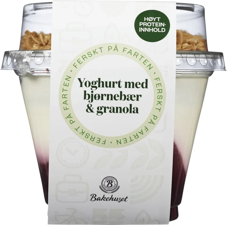 Yoghurt m/ Bjørnebær&Granola 200g