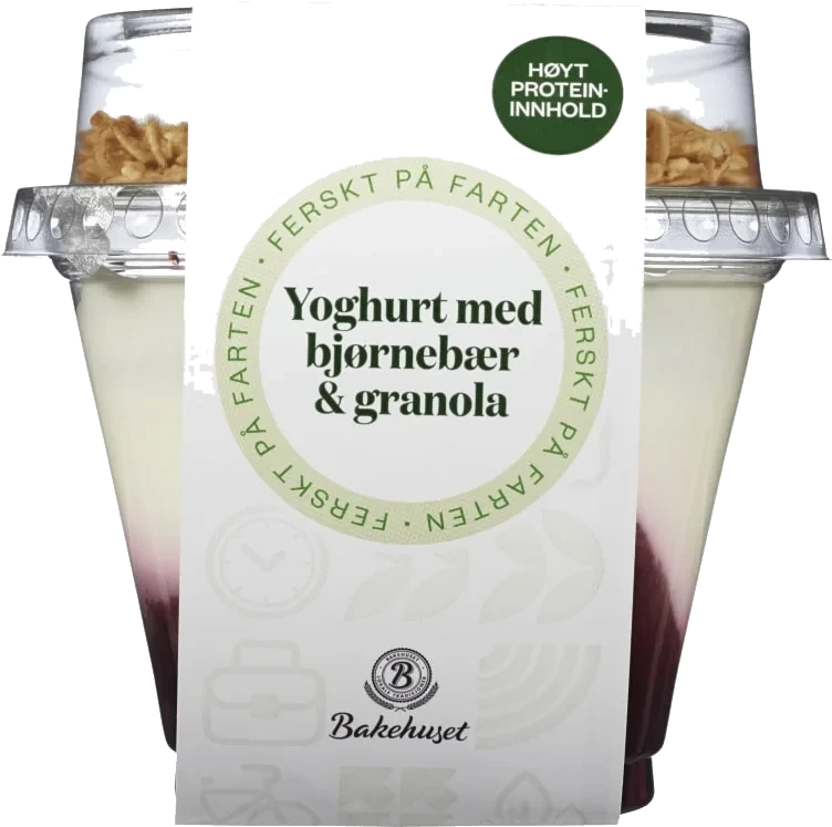 Yoghurt m/ Bjørnebær&Granola 200g