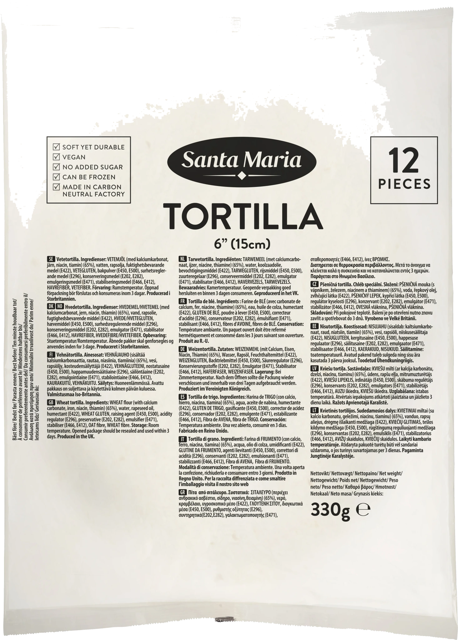 Tortilla 6'' (15cm)
