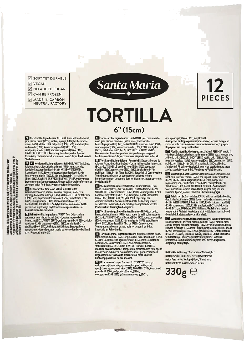 Tortilla 6'' (15cm)