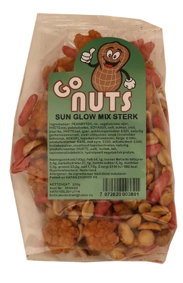 Sun Glow Mix Sterk 200g Go Nuts