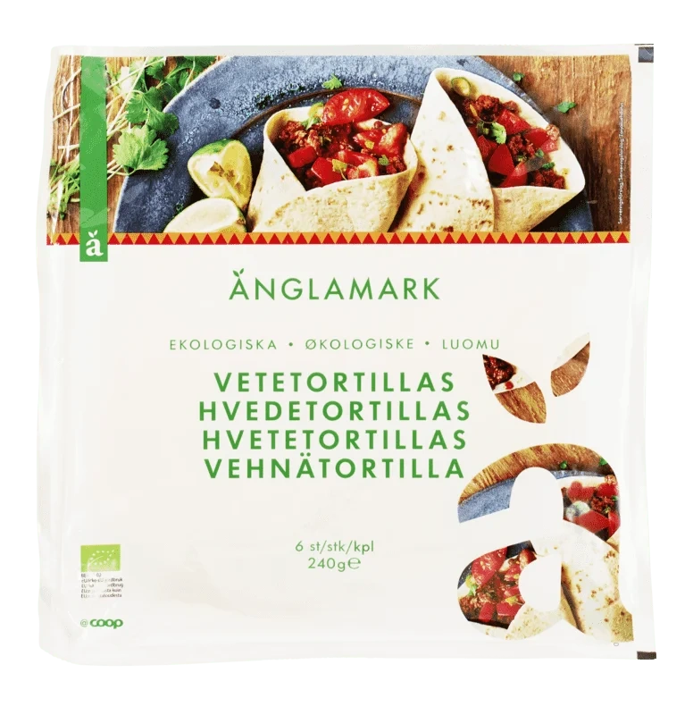 Änglamark Hvetetortillas 240g