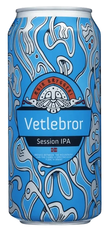 Ægir Vetlebror Session Ipa 0,44L Bx