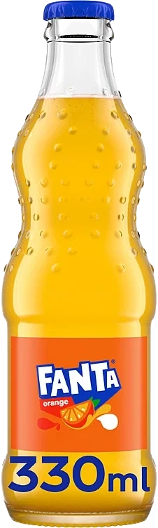 Fanta Appelsin 330ml Glassflaske