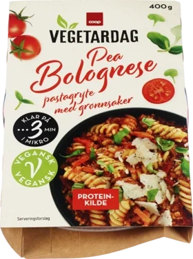 Coop Vegetardag Pea Bolognese 400g