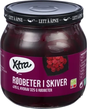 Rødbeter i Skiver 490g X-tra