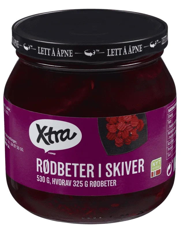 X-tra Rødbeter i Skiver 530g