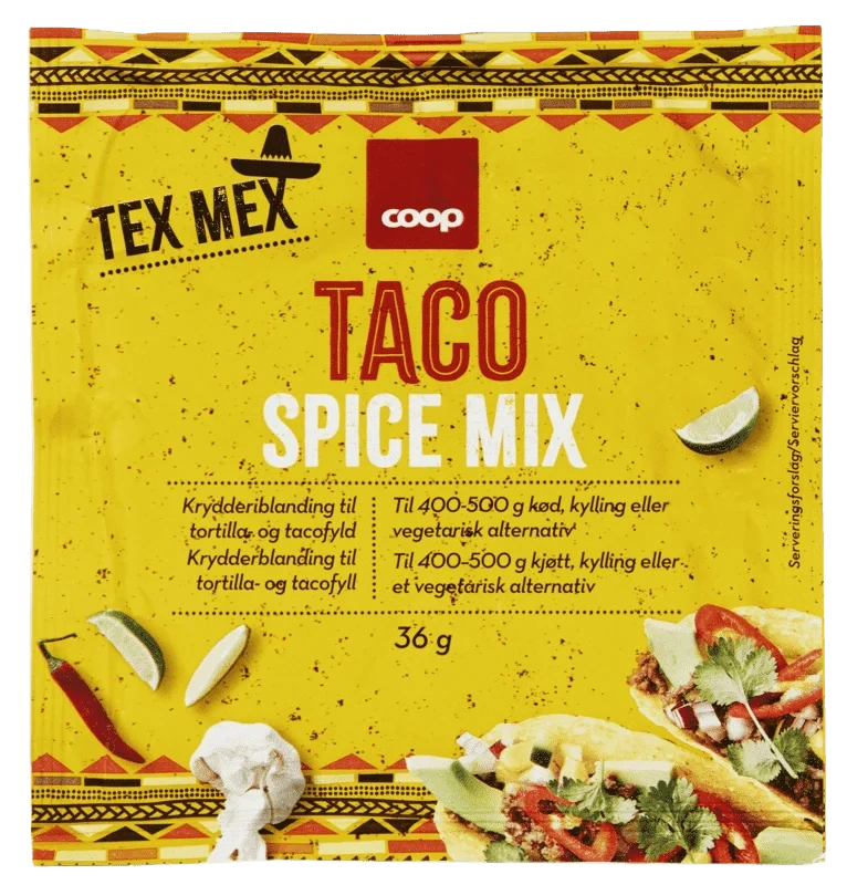 Coop Taco Spicemix 36g