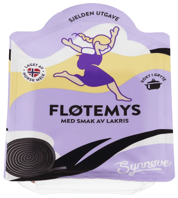 Synnøve Skivet Fløtemys Lakris 150g