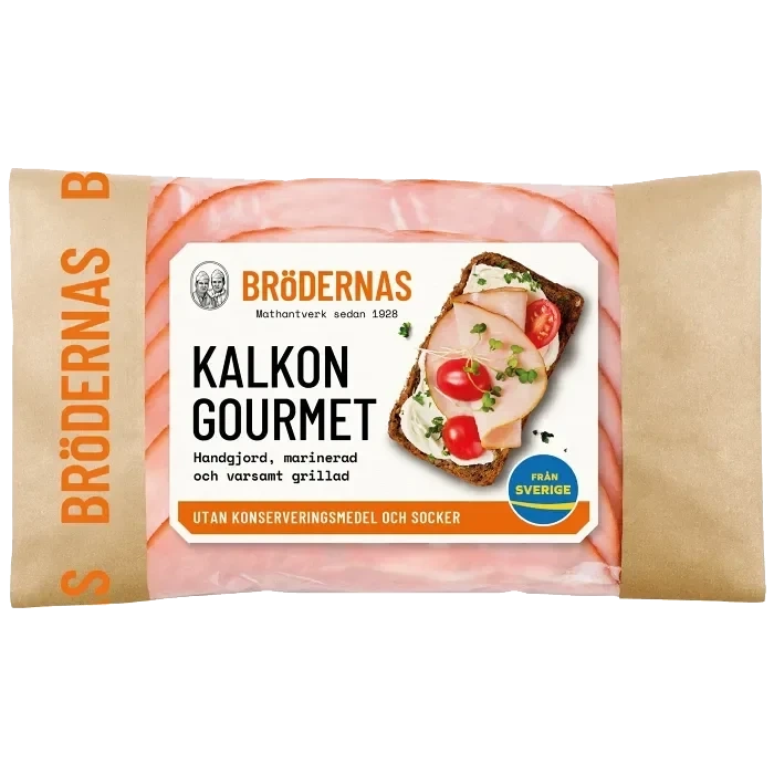 Kalkon Gourmet Grillad 90g Brödernas