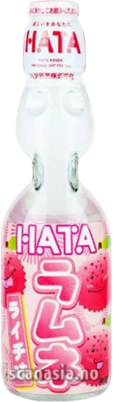 Hata Kosen Ramune Lychee Soda Drinks 200ml