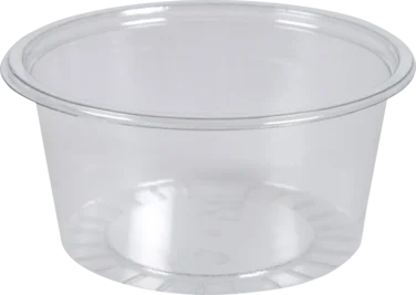 Porsjonsbeger Klar 100ml Ø75mm Rpet