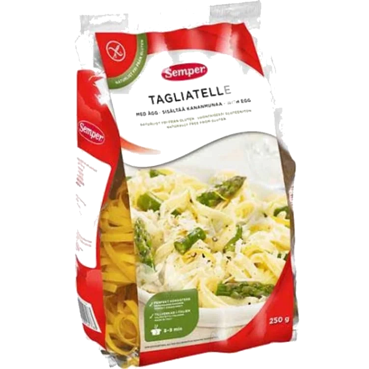 Tagliatelle m/Egg glutenfri 250g Semper