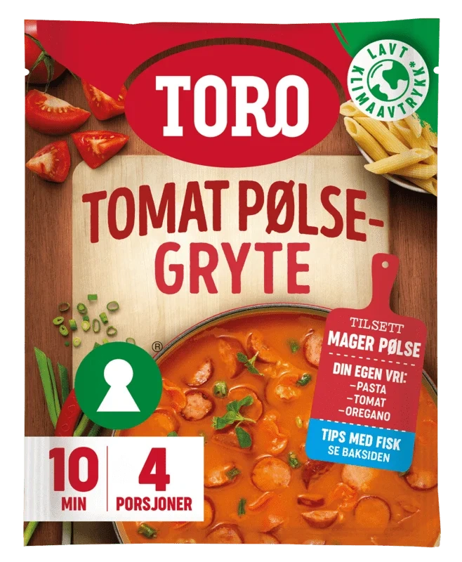 Toro Tomat Pølsegryte 108g