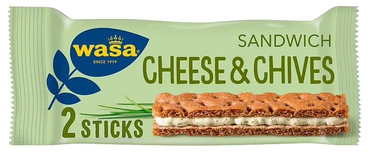 Wasa Sandwich Cream Gressløk 37g