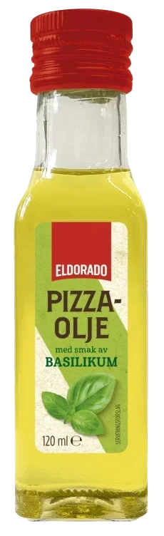 Pizzaolje Basilikumsmak 120ml Eldorado