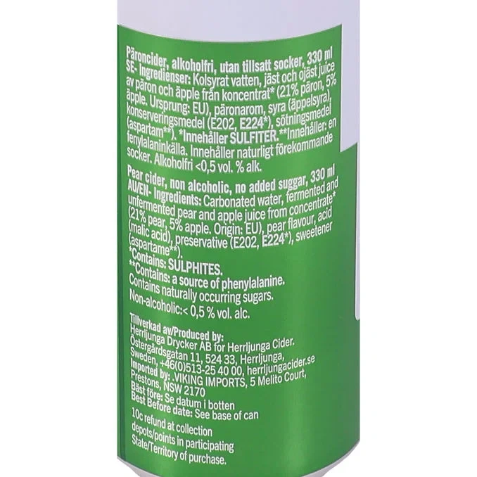Alkoholfri Päroncider 24-pack