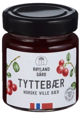 Tyttebærsyltetøy 220g Røyland