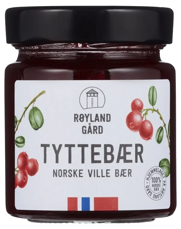 Tyttebærsyltetøy 220g Røyland