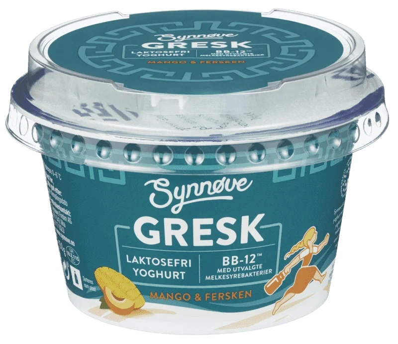 Synnøve Gresk Mango & Fersken Laktosefri