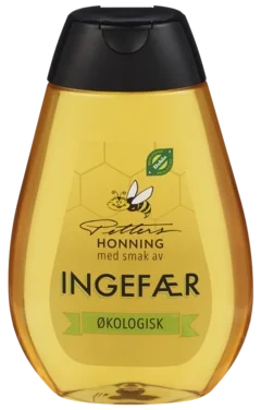 Honning Økologisk Ingefær 350g Flytende Petters